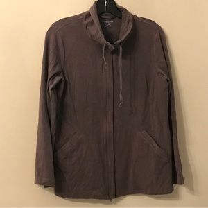 Eileen Fisher Stretch Organic Cotton Jersey Jacket